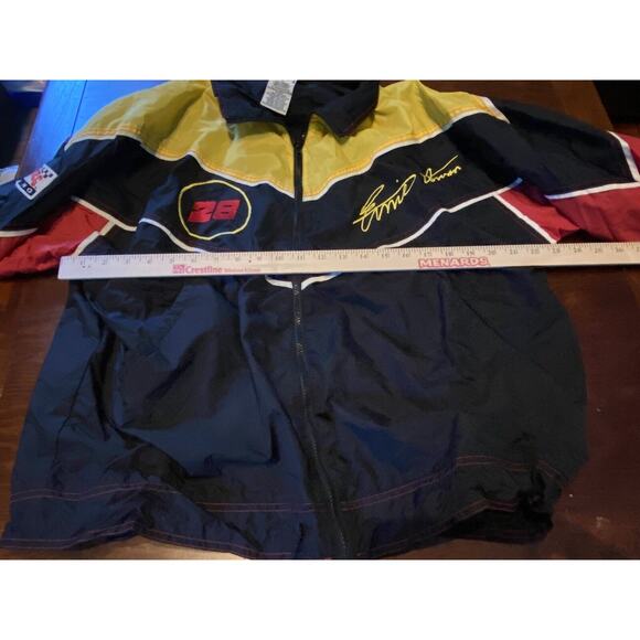 Ernie Irvin (28) NASCAR Racing Windbreaker Jacket Large VTG 1990’s Winston Cup - Picture 7 of 9